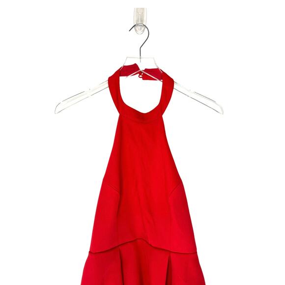 Keepsake the Label Pleated Swing‎ Halter City Heat Party Cocktail Dress Large - Picture 6 of 14